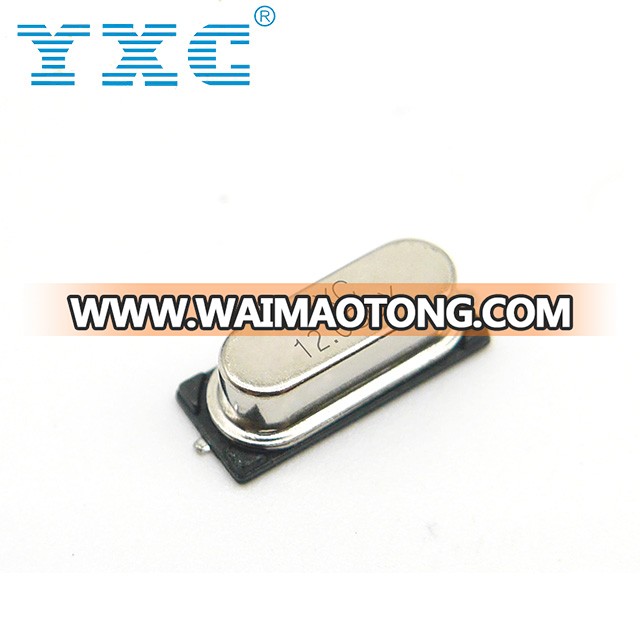 YXC 49SMD Crystal Oscillator 12.000mhz 20pf 20ppm